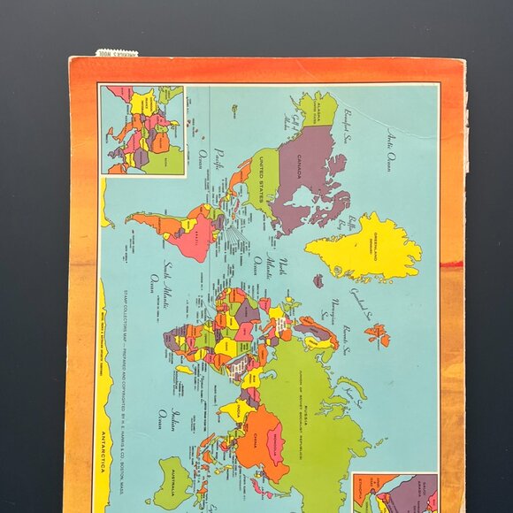 3 World-wide Postage Stamp Albums with stamps. Stamps are used not mint. - Picture 2 of 16